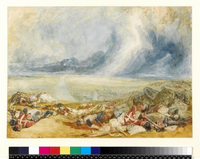 The Field of Waterloo, c.1817 by Joseph Mallord William Turner